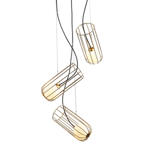 Pendant Light Italux Coco 3-Light Gold Glass G9 MDM-3941/3 GD small 0