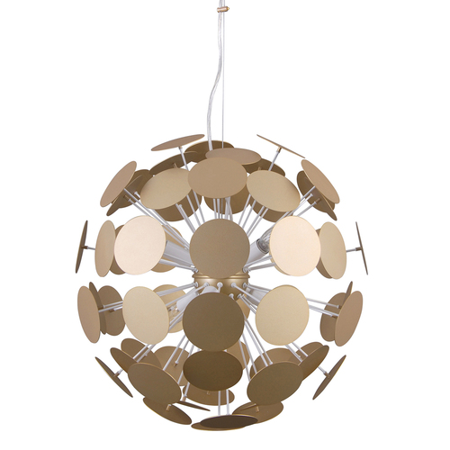Check Italux Modern Hanging Pendant Light White 6xE14 60cm AD20180/6D GD