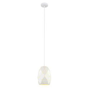 Italux Harley White E27 Hanging Pendant Light MDM-3480/1 W 1 Italux Harley White E27 Hanging Pendant Light MDM-3480/1 W small 1