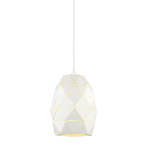 Italux Harley White E27 Hanging Pendant Light MDM-3480/1 W 0 Italux Harley White E27 Hanging Pendant Light MDM-3480/1 W small 0
