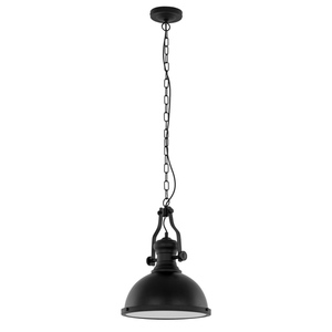 Italux Maeva Black Metal Glass Pendant Light E27 32 cm MDM-2569/1 small 1