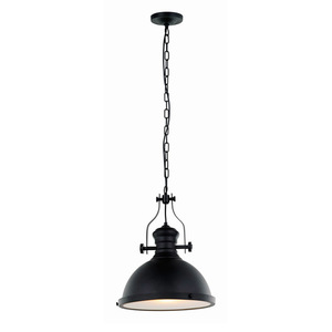 Italux Maeva Black Metal Glass Pendant Light E27 32 cm MDM-2569/1 small 2