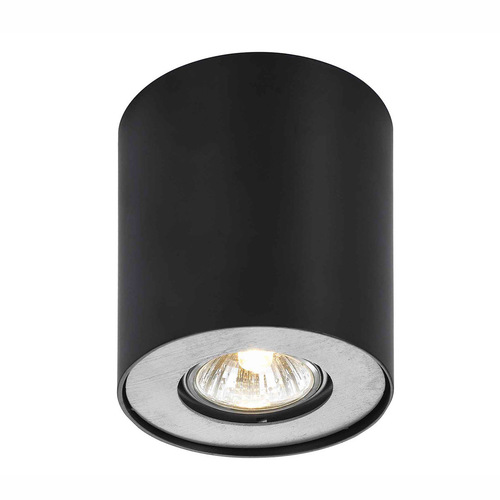 Check Italux Shannon Black GU10 Surface Lamp FH31431B-BL