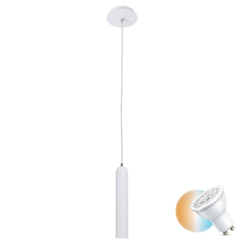 Check Italux White GU10 Pendant Light FH31141-BJ-WHT