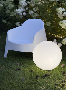 Luna Ball White Garden Ball Set, 30/40/50 cm, LED E27, LBS304050 small 9